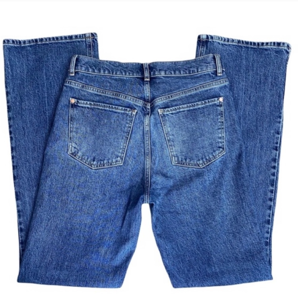 Free People French Gurl Flare Blue Jeans View 2